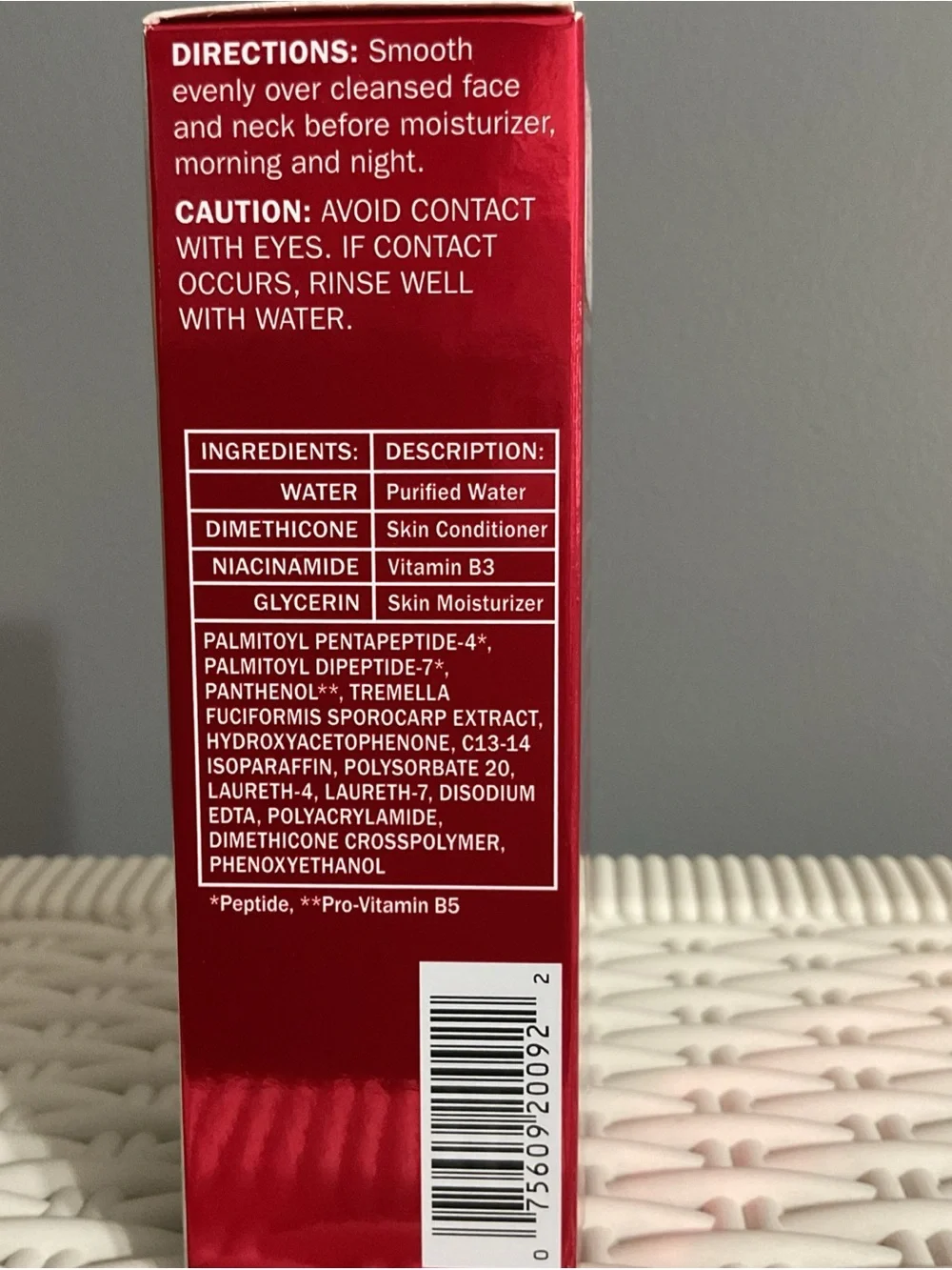 OLAY Collagen Peptide 24 Max Serum 1.3oz- White, Gold, Red